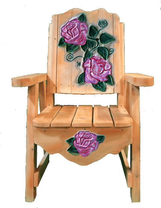 Rose chair, deck chair, deck lounge chair